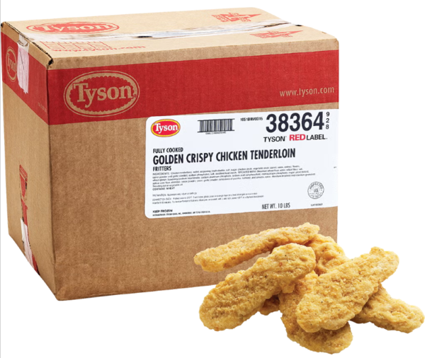 (image for) Chicken Tenderloin Fritters Crispy 10lb AF Req